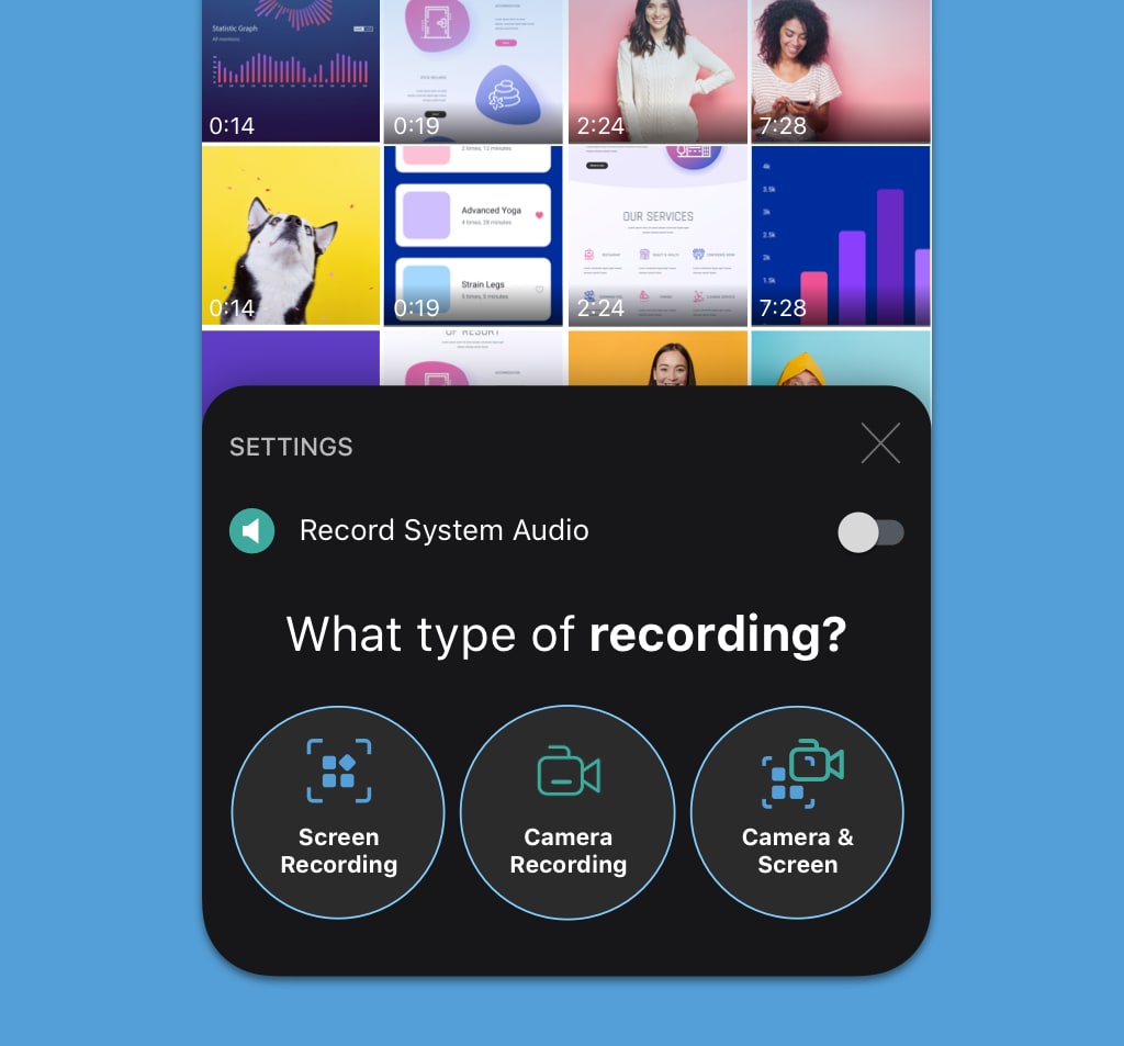 record your iphone and ipad