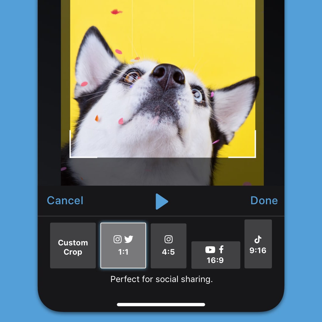 share videos from your ios device