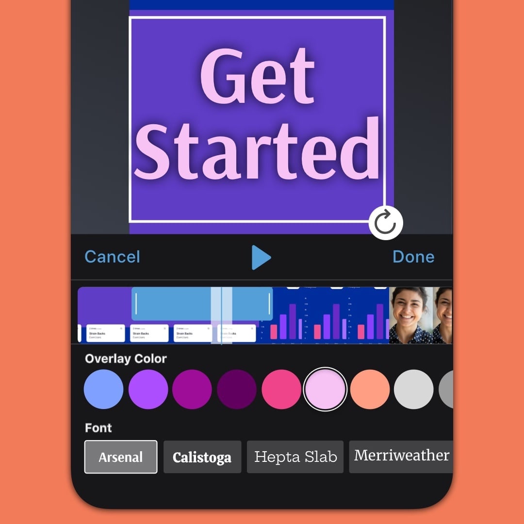 add text to videos on android