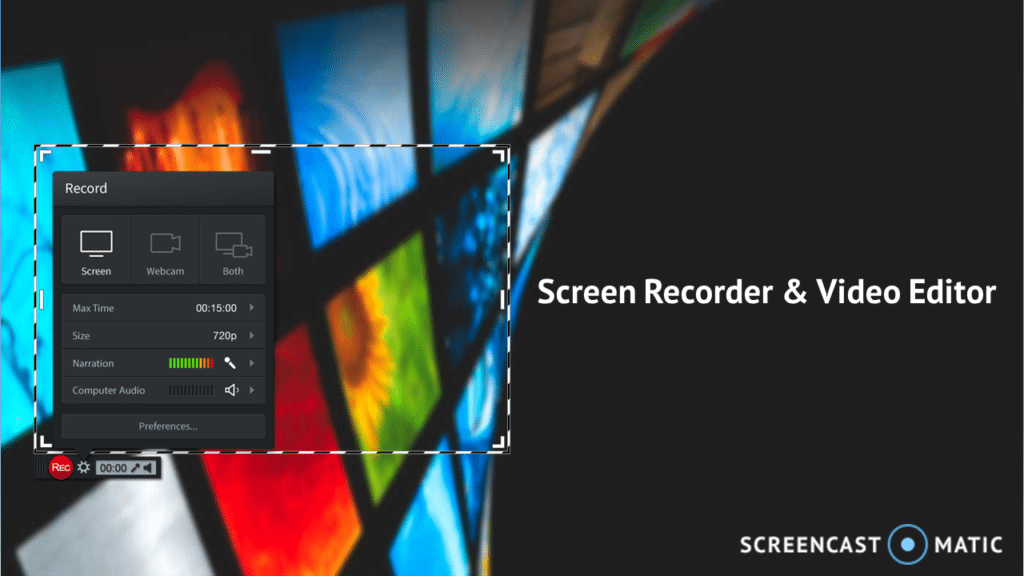 screencastomatic screen recorder