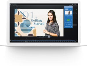 Use Screencast-O-Matic to create backgrounds